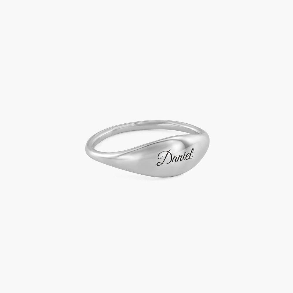 Kara Custom Name Ring - Sterling Silver-2 product photo