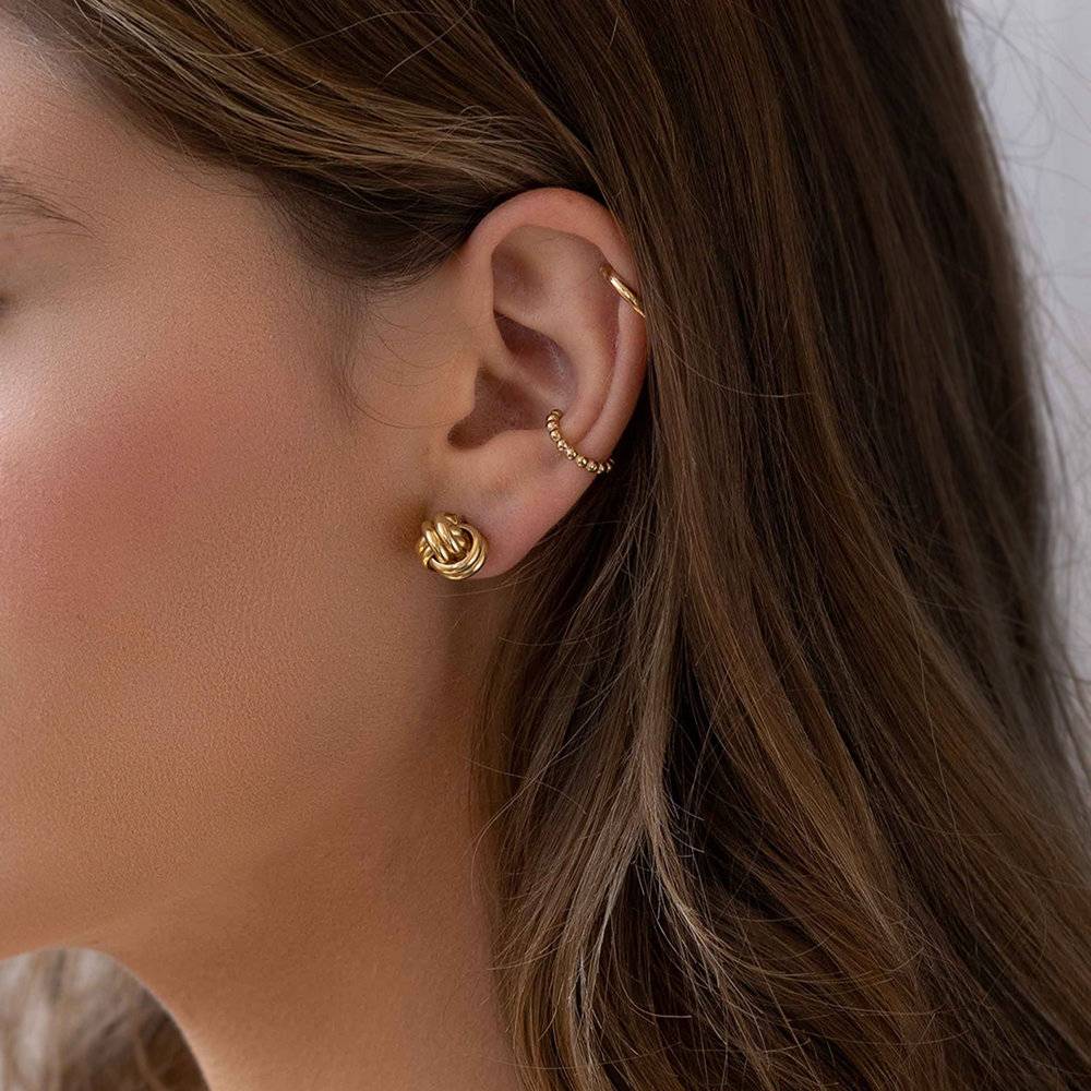 Forget Me Knot Earrings - Gold Plated-1 product photo