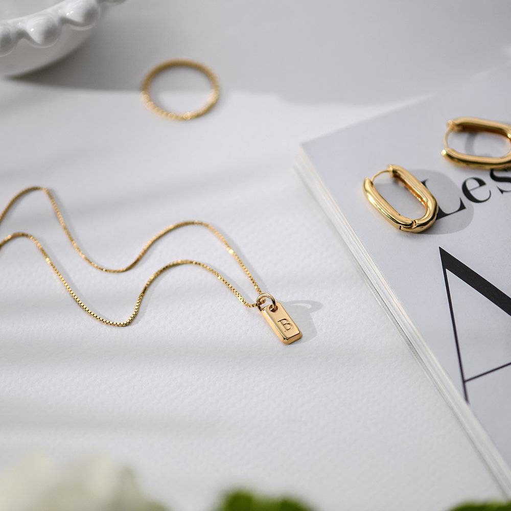 Collier Initiale Lucille - Or vermeil Collier Initiale Lucille - Or vermeil photo du produit