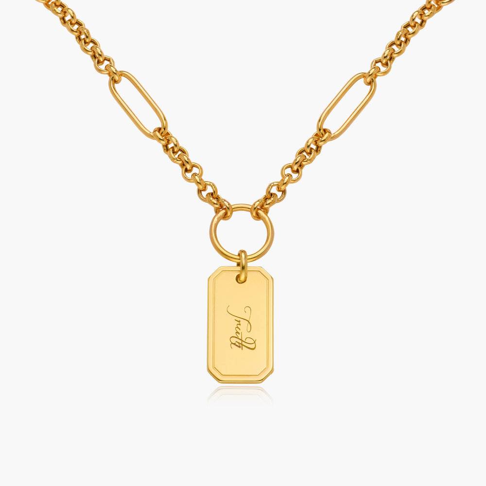 vuitton chain necklace engraved