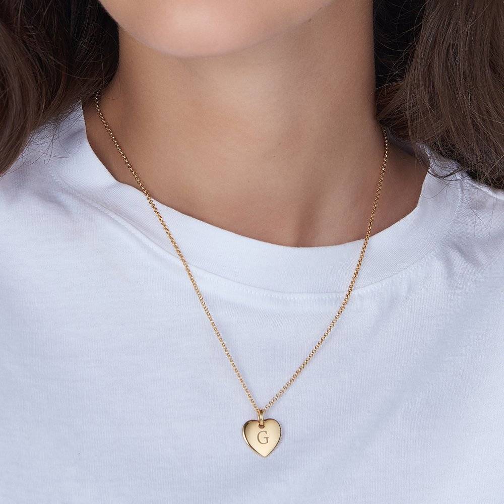 Luna Heart Necklace - Gold Plated-1 photo du produit