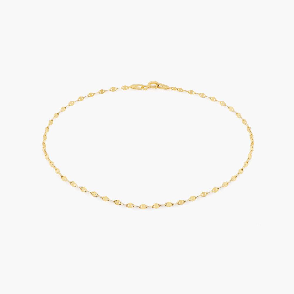 Margo Mirror Chain Bracelet/Anklet - Gold Plating-5 product photo