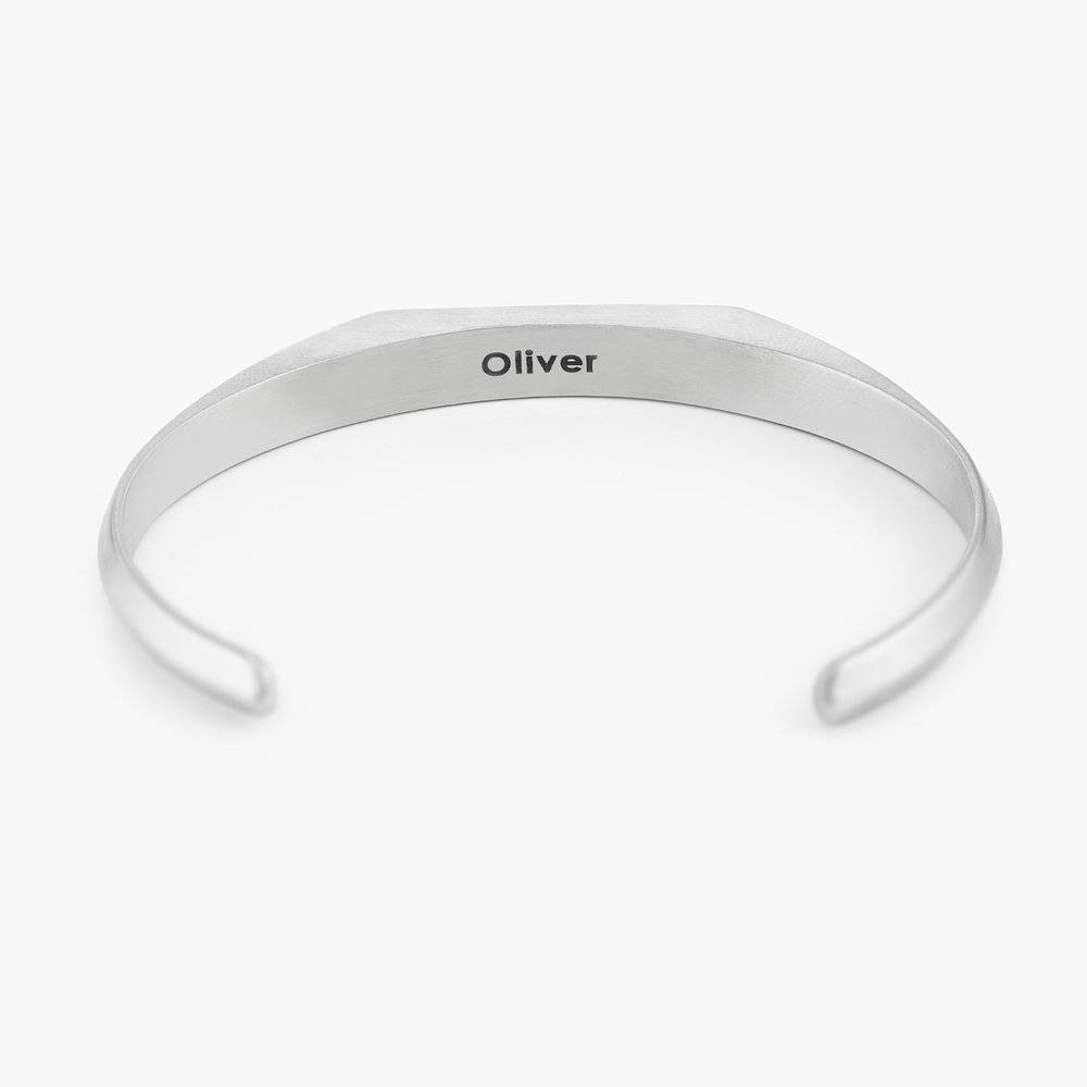 Legend Men's Silver Cuff Bracelet-2 product photo