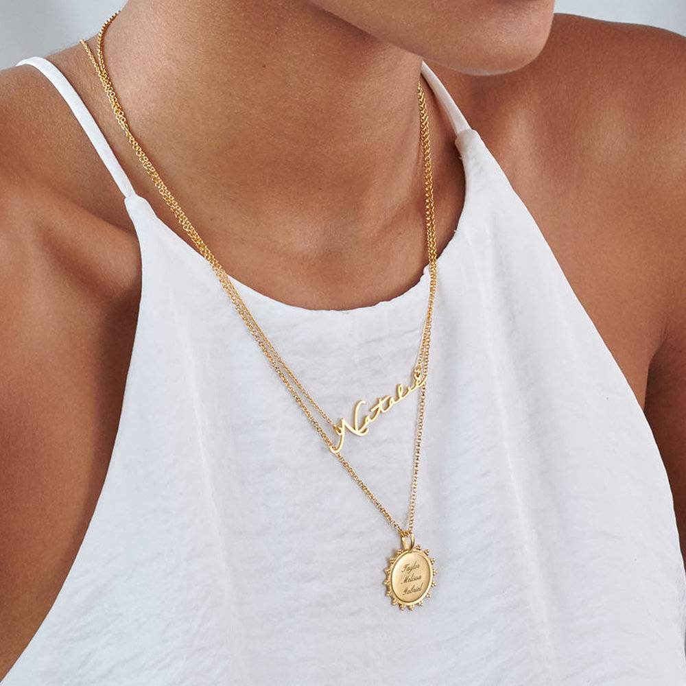 Mon Petit Name Necklace - Gold-3 product photo