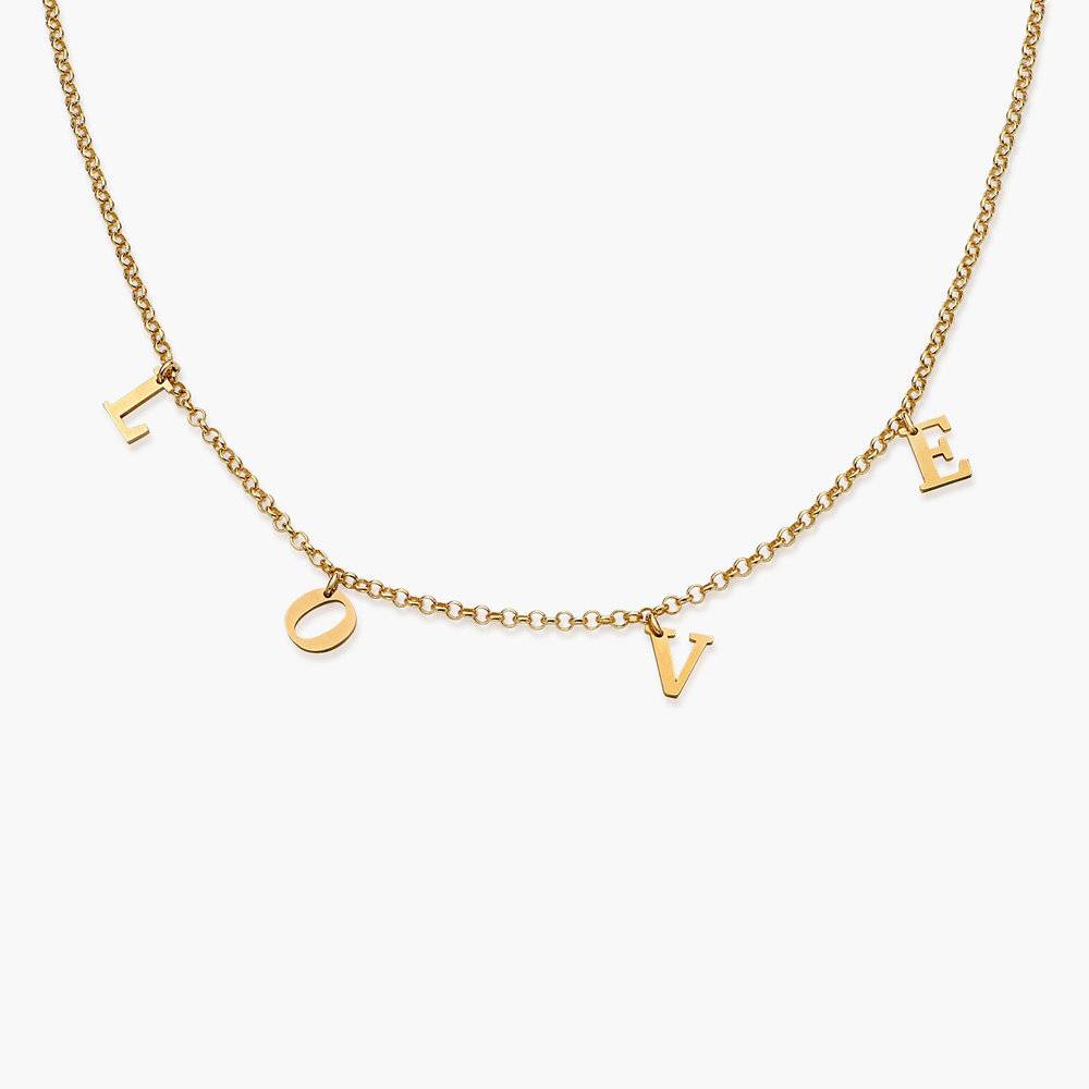 A to Z Name Choker - Gold Vermeil product photo
