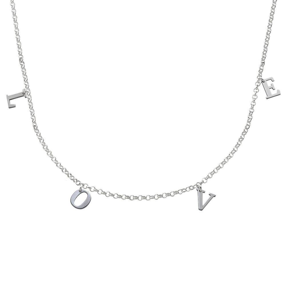 A to Z Name Choker - Silver product photo