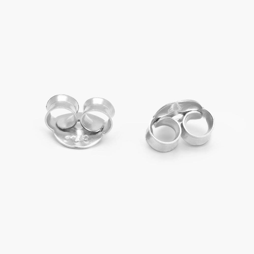 North Star Hoop Earrings - Sterling Silver product photo