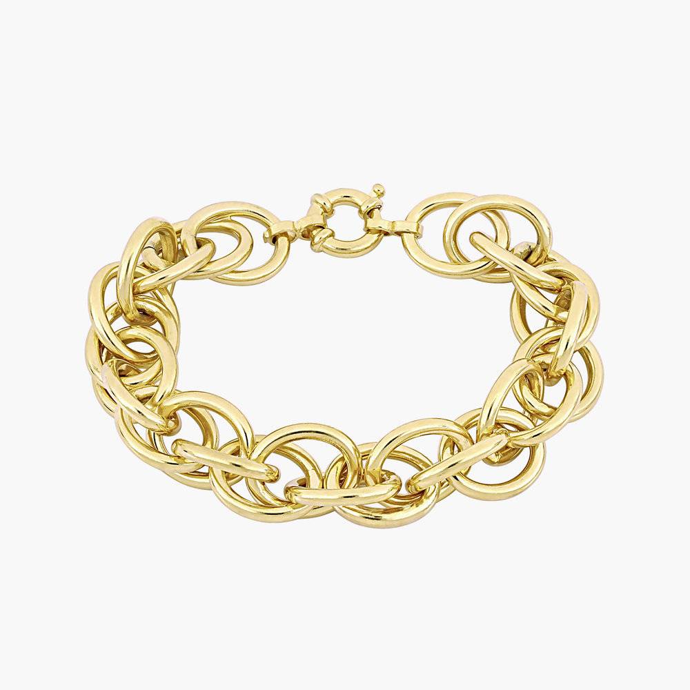 Haisley Chunky Link Bracelet - Gold Plating-3 product photo