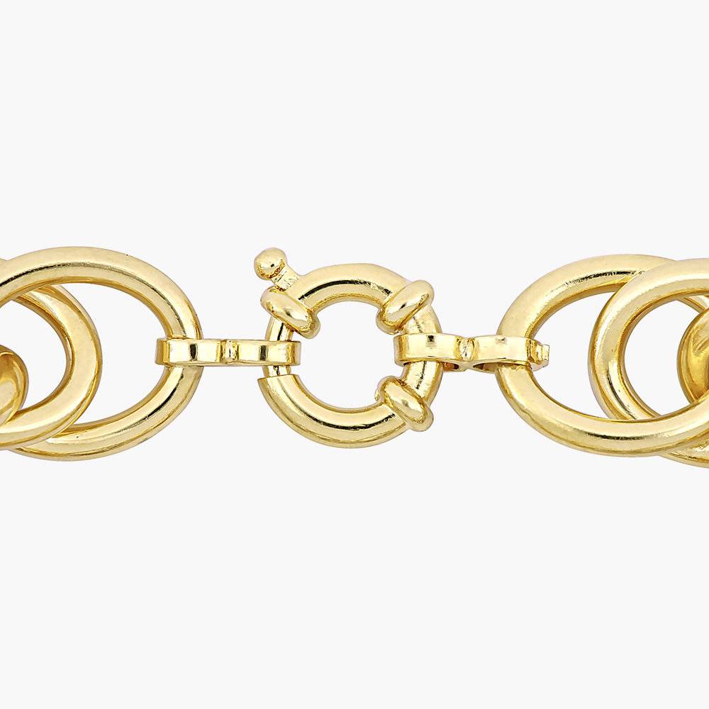 Haisley Chunky Link Bracelet - Gold Plating-3 product photo