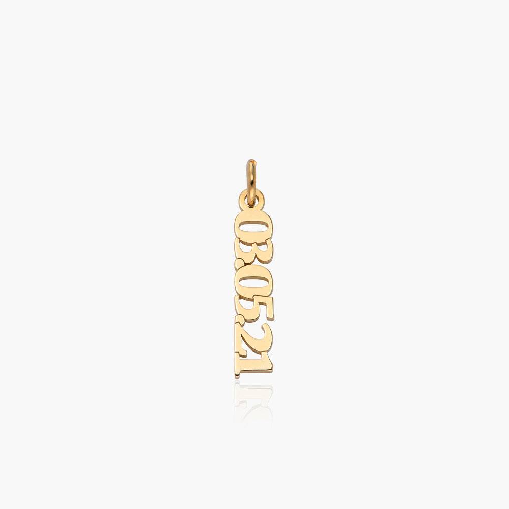 Personalized Name Charm- Gold Vermeil-1 product photo