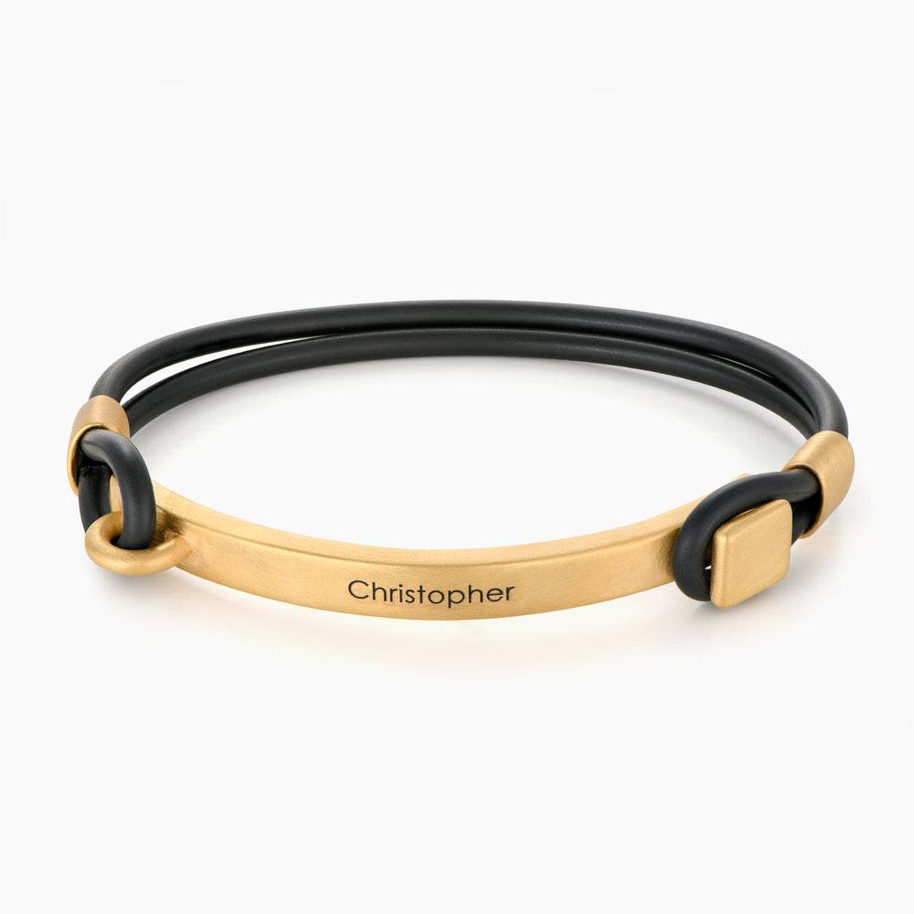 Porter Engraved Bracelet - Gold Plating product photo