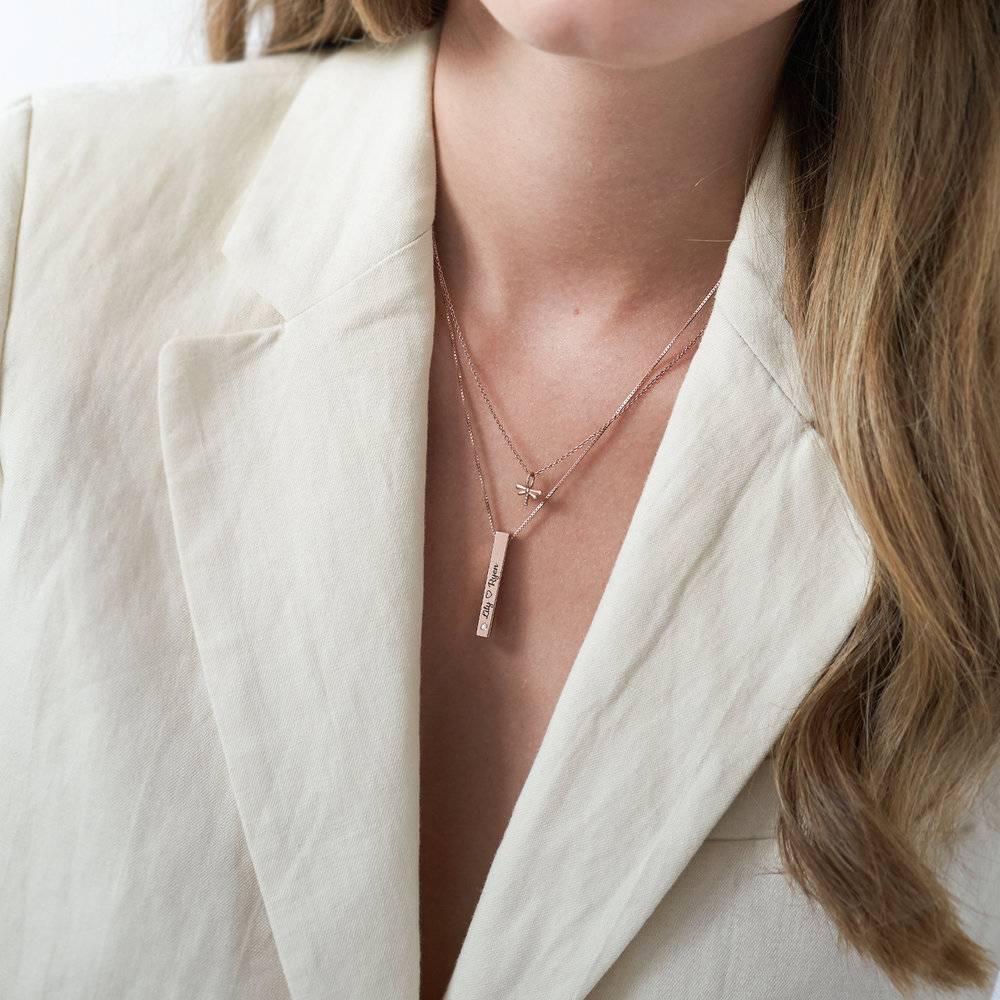 Large Paperclip Chain Necklace - Rose Gold Vermeil