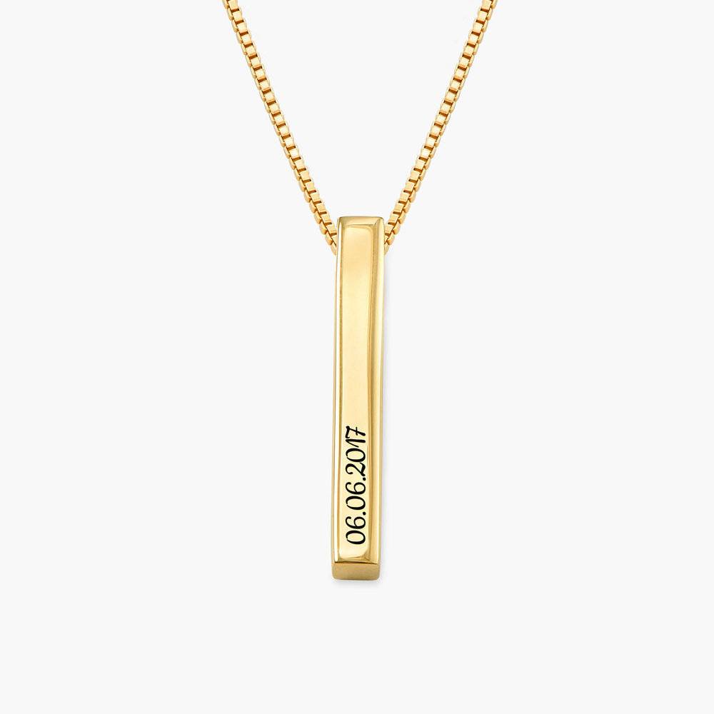 Pillar Bar Necklace - 18k Gold Vermeil-5 product photo