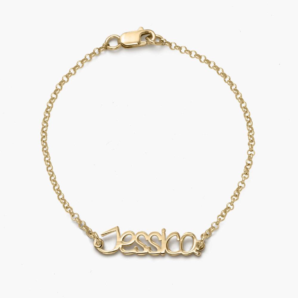 Pixie Name Bracelet - Gold Plated product photo