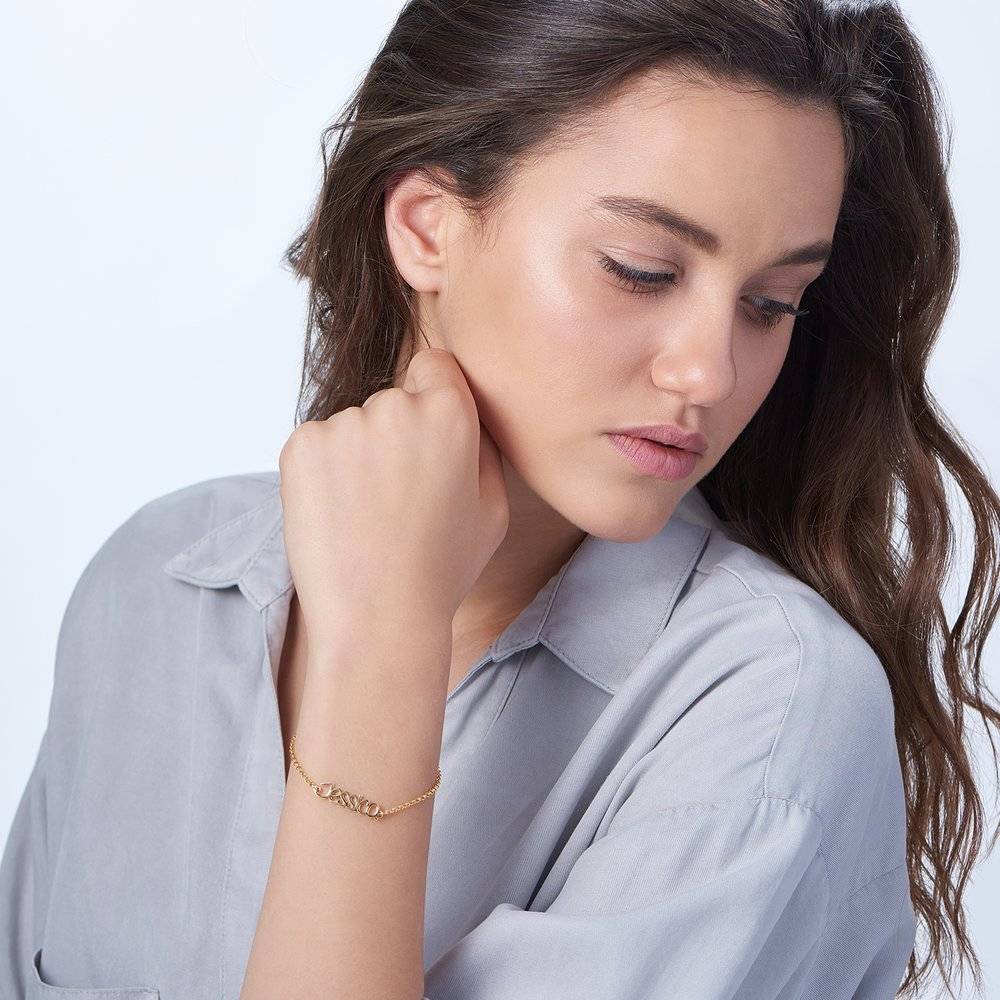 Pixie Name Bracelet - Gold Plated-2 photo du produit