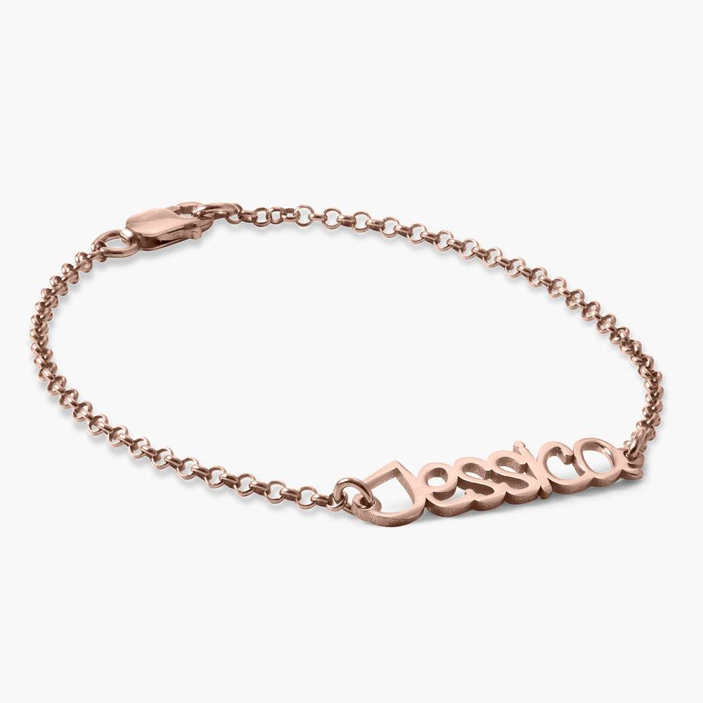 Pixie Name Bracelet - Rose Gold Plated