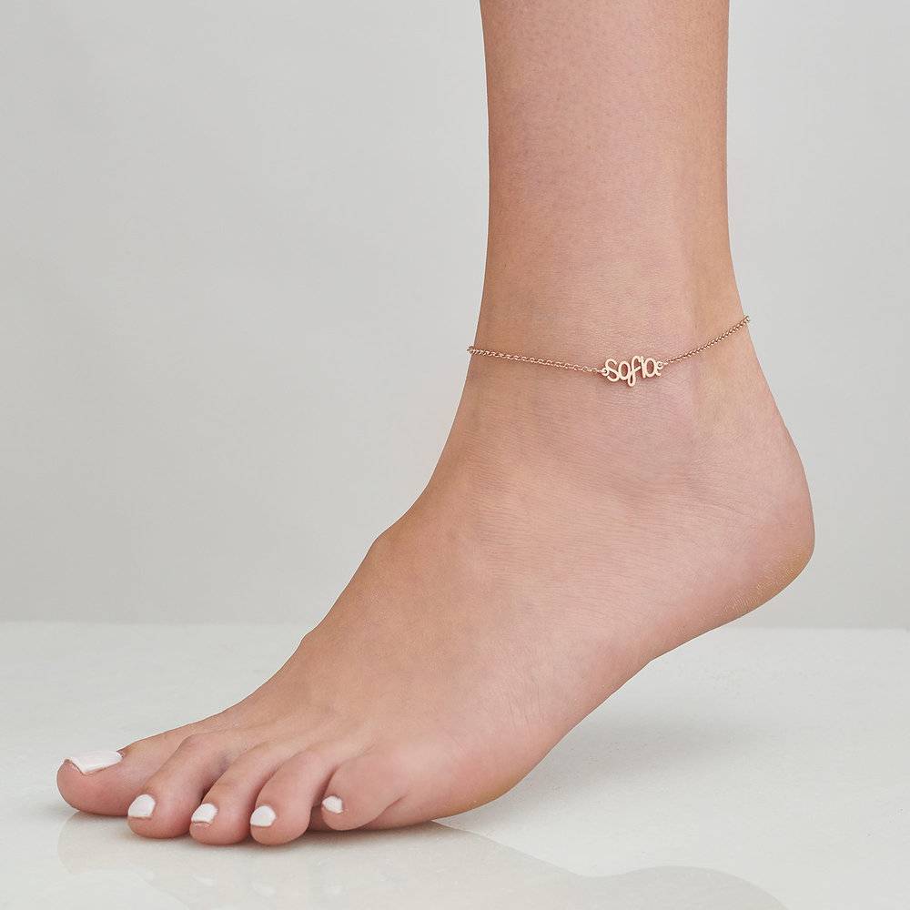 Pixie Name Bracelet - Rose Gold Plated-4 photo du produit