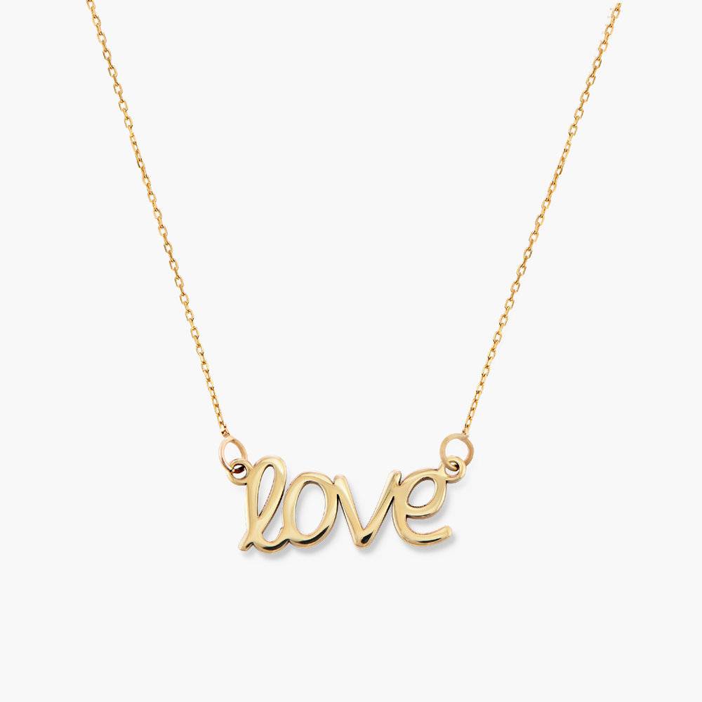 Pixie Name Necklace - 10K Solid Gold product photo
