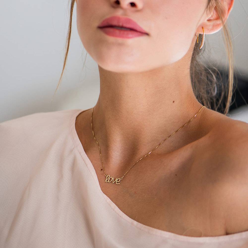 Collier Prénom Pixie en Or Jaune 10 carats-6 photo du produit