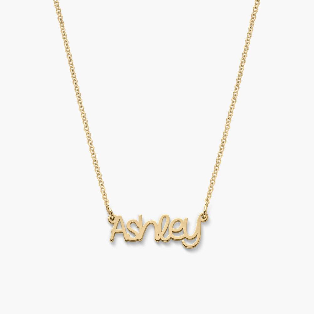 Pixie Name Necklace - Gold Plated product photo