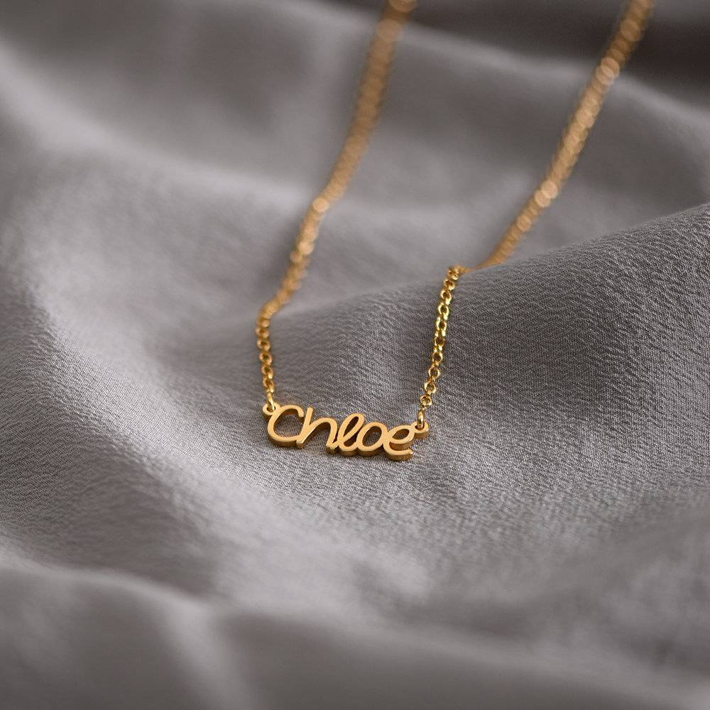 Pixie Name Necklace - Gold Plated-3 product photo