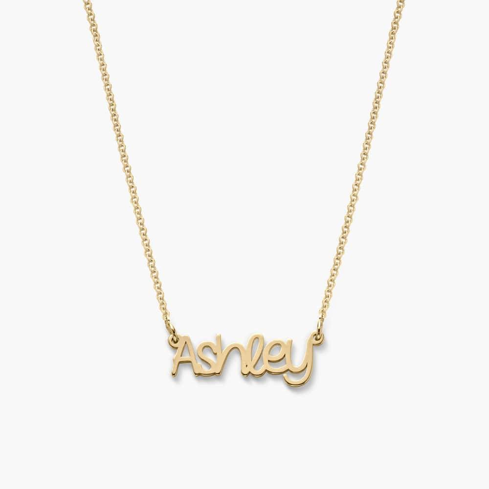 Pixie Name Necklace - Gold Vermeil product photo