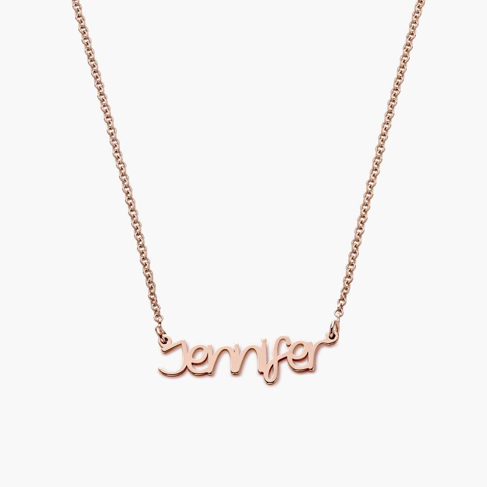 Pixie Name Necklace - Rose Gold Plated-1 product photo