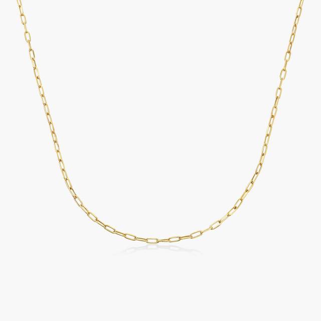 14k gold tie chain