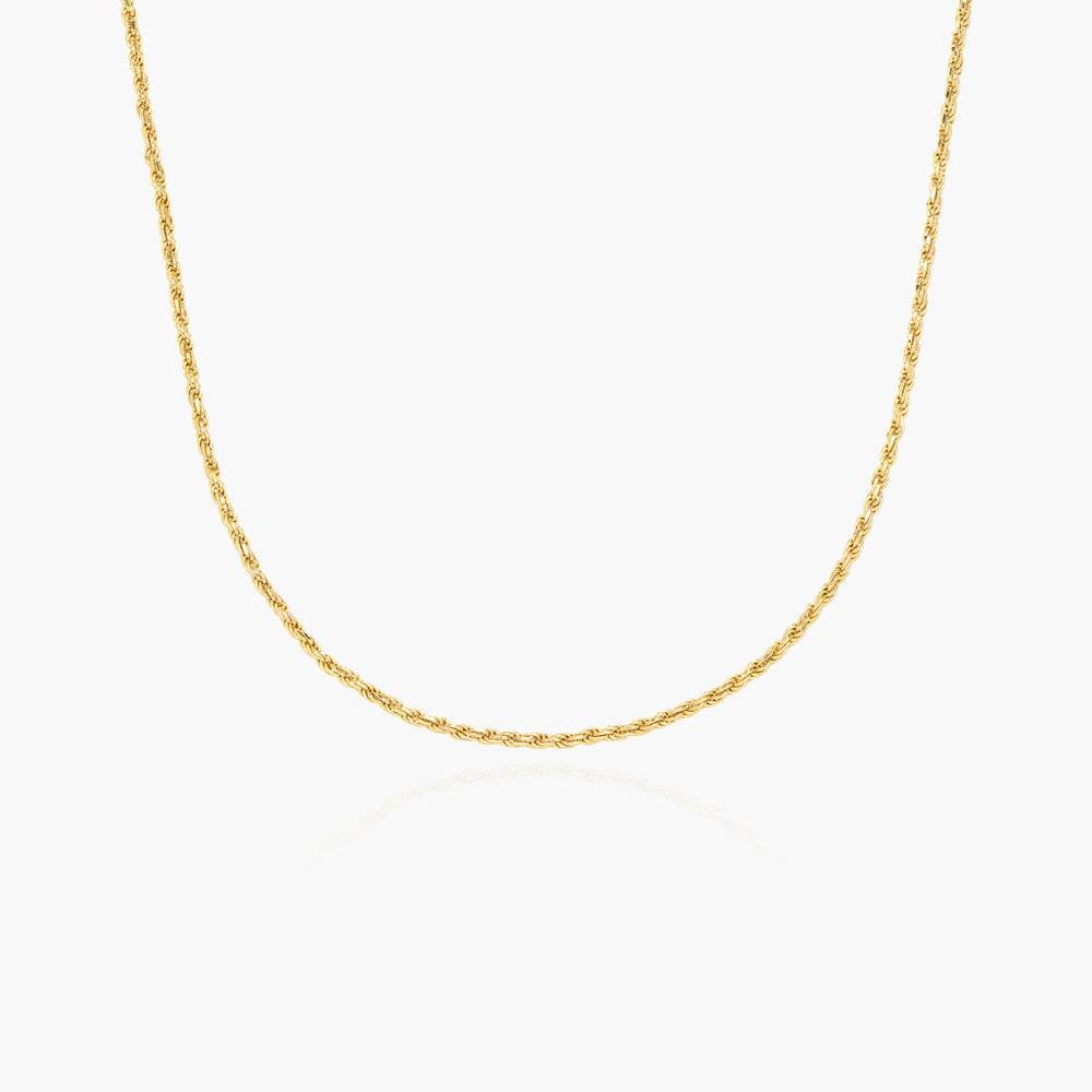 Rope Chain Necklace - Gold Vermeil product photo