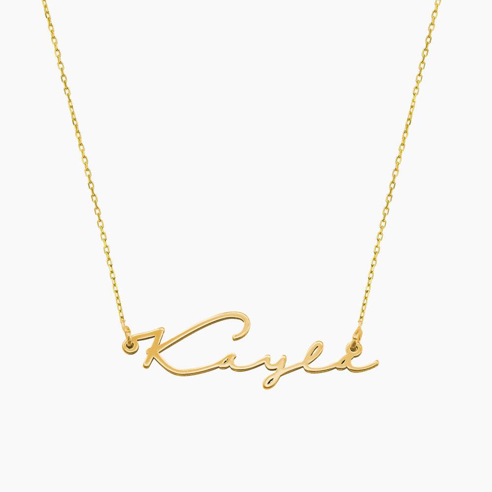 Mon Petit Name Necklace - 10K Solid Gold product photo