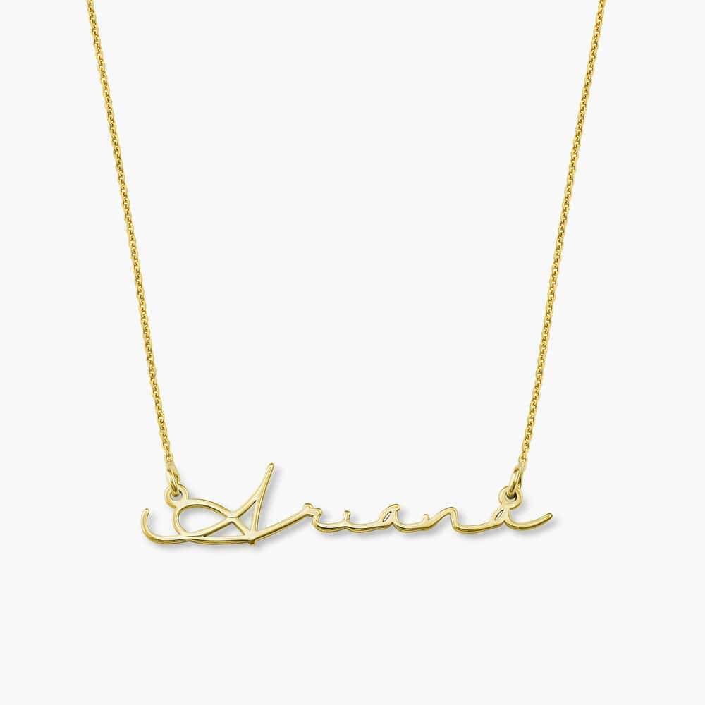 Mon Petit Name Necklace - Gold Plated product photo