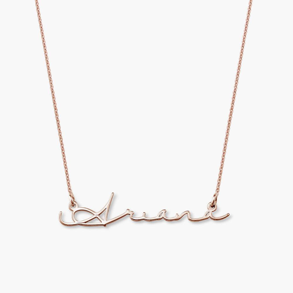 Mon Petit Name Necklace - Rose Gold Plated