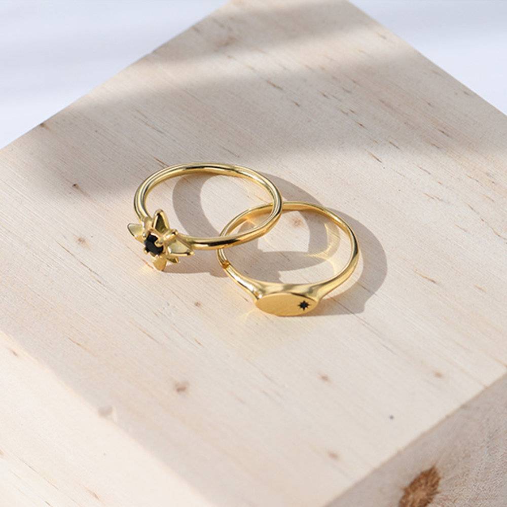 Starburst Ring - Gold Plated-1 photo du produit