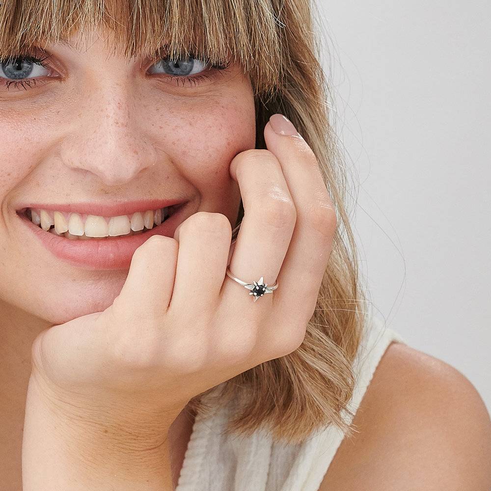 Starburst Ring - Sterling Silver-6 photo du produit