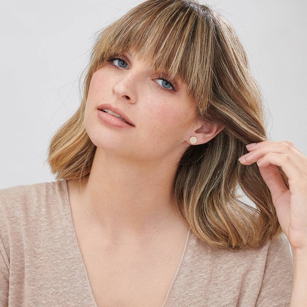 Stardust Earrings - Gold plated-4 photo du produit