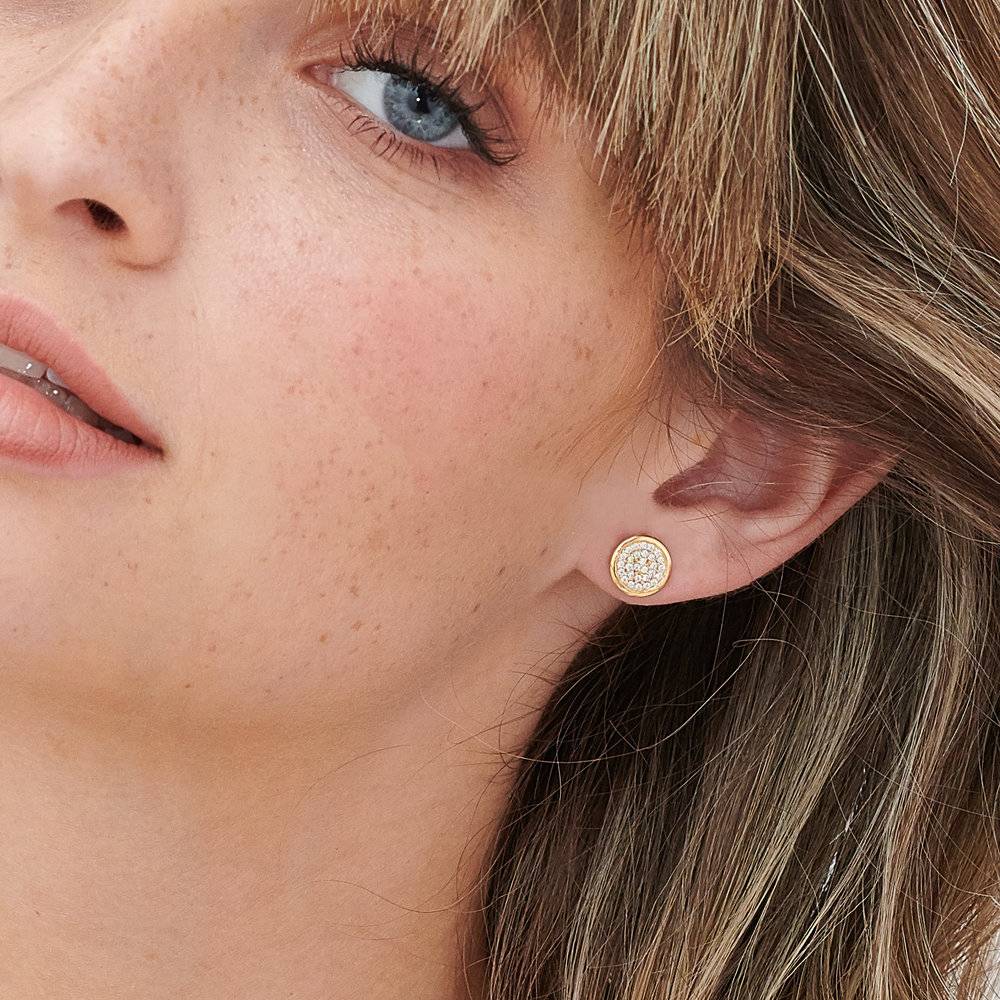 Stardust Earrings - Gold plated-2 photo du produit