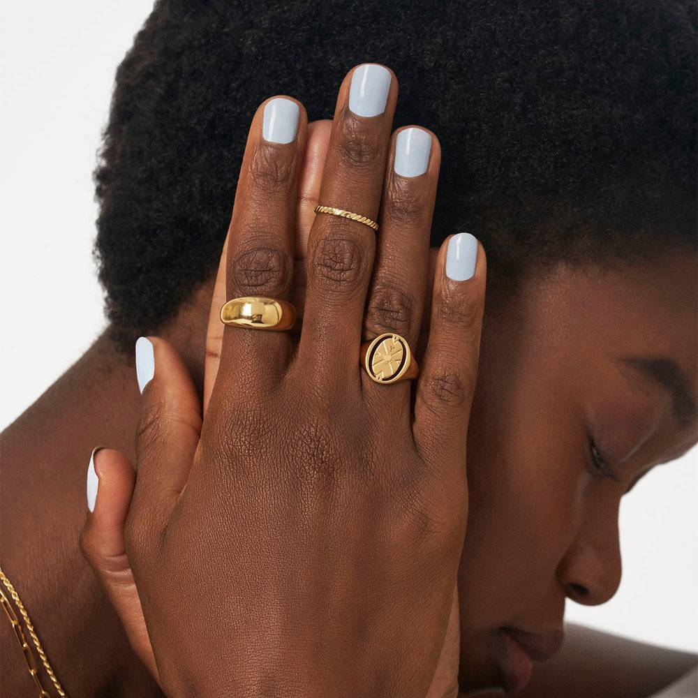 The Compass Ring - Gold Vermeil product photo