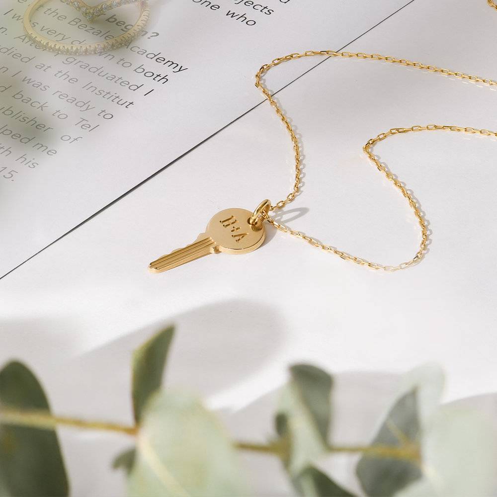 The Key Necklace- 10K Solid Gold