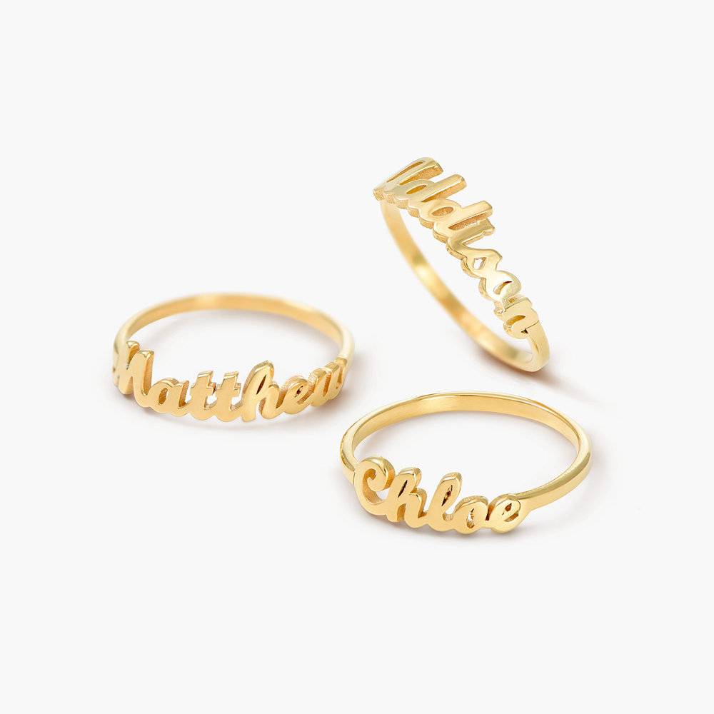 The One Name Ring - Gold Vermeil-2 product photo