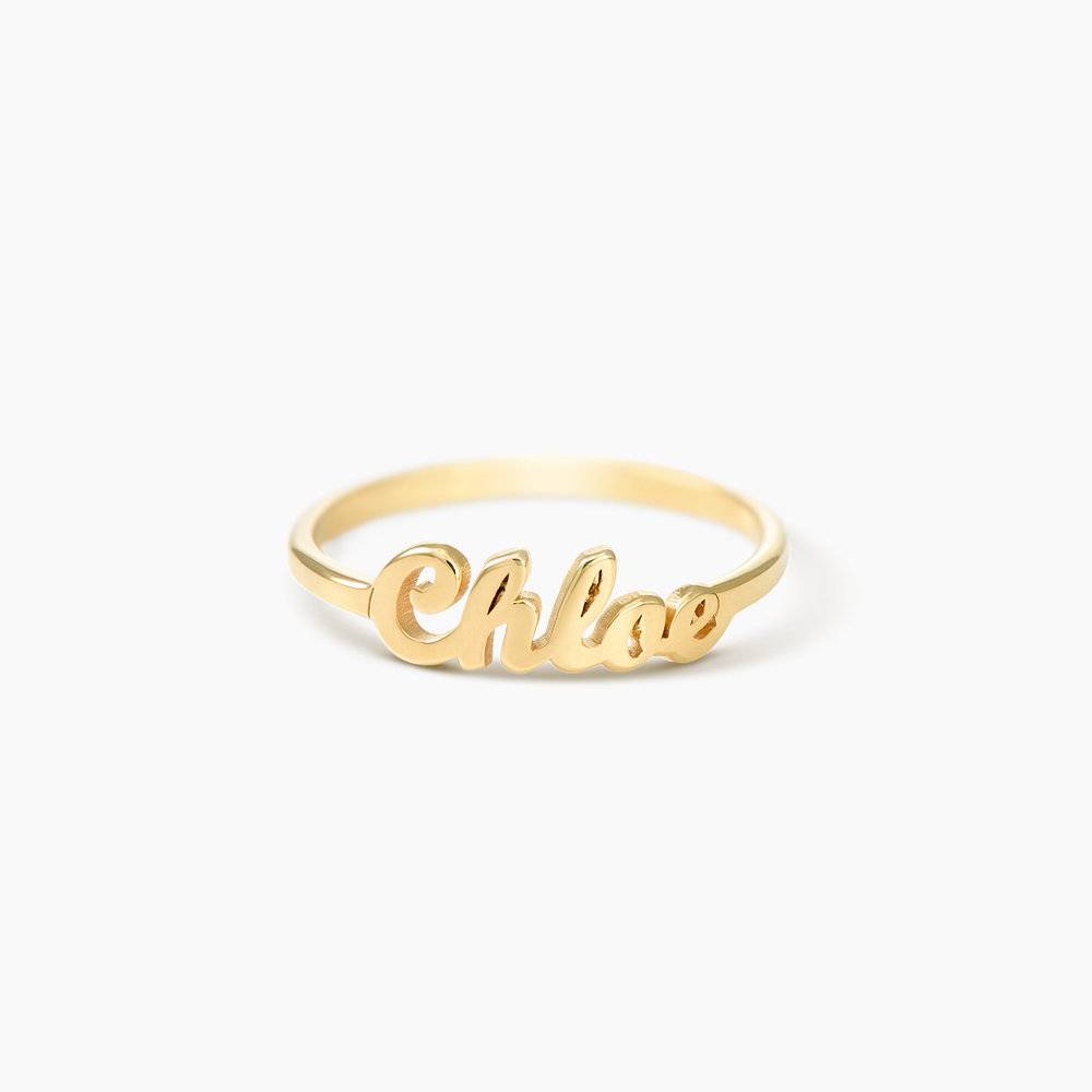 The One Name Ring - Gold Vermeil-6 product photo