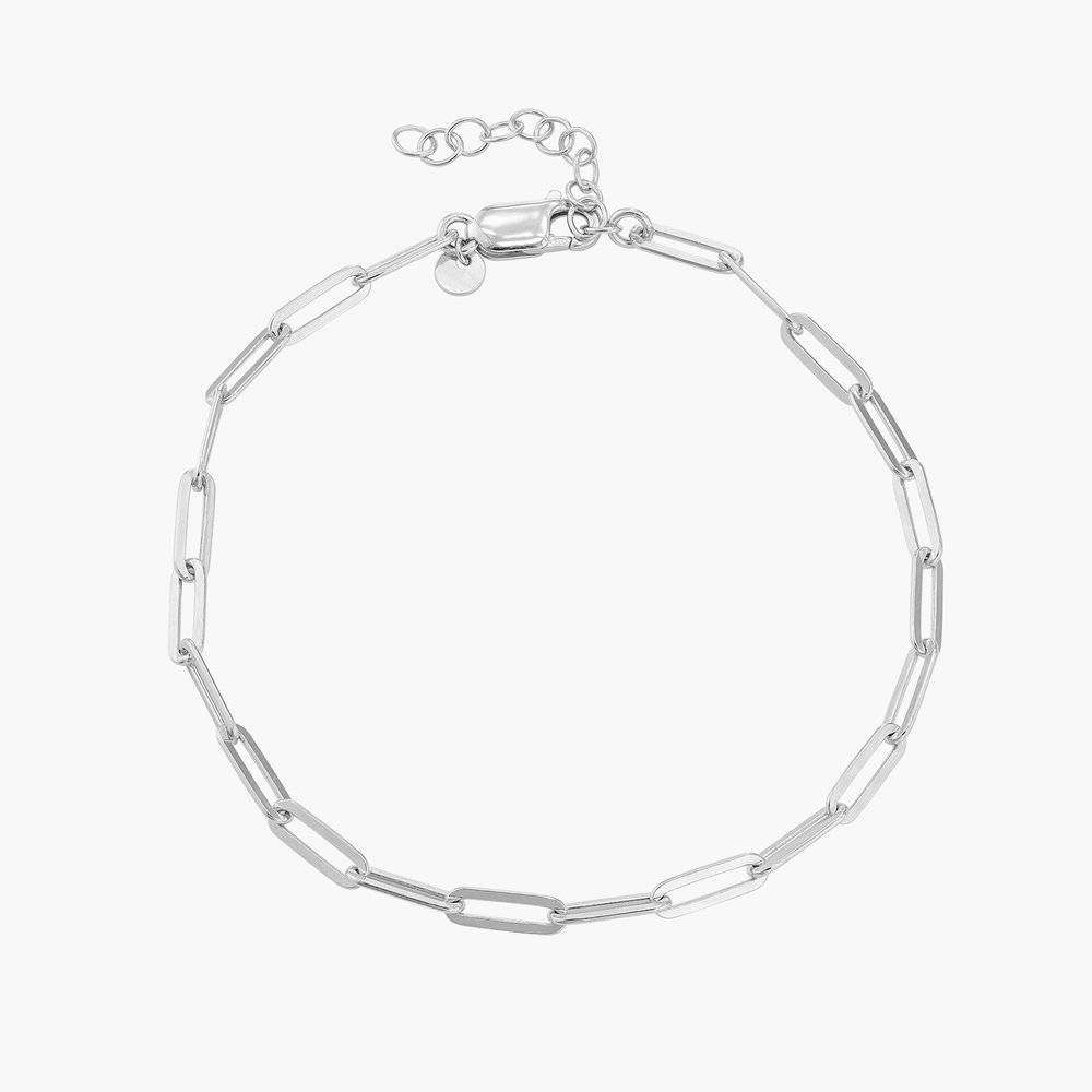 Bracelet/Bracelet de cheville à maillons - Argent 925-7 photo du produit