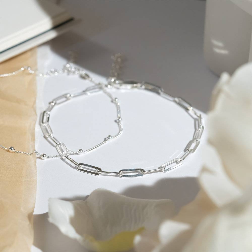 The Showstopper Link Bracelet/Anklet - Sterling Silver-3 product photo