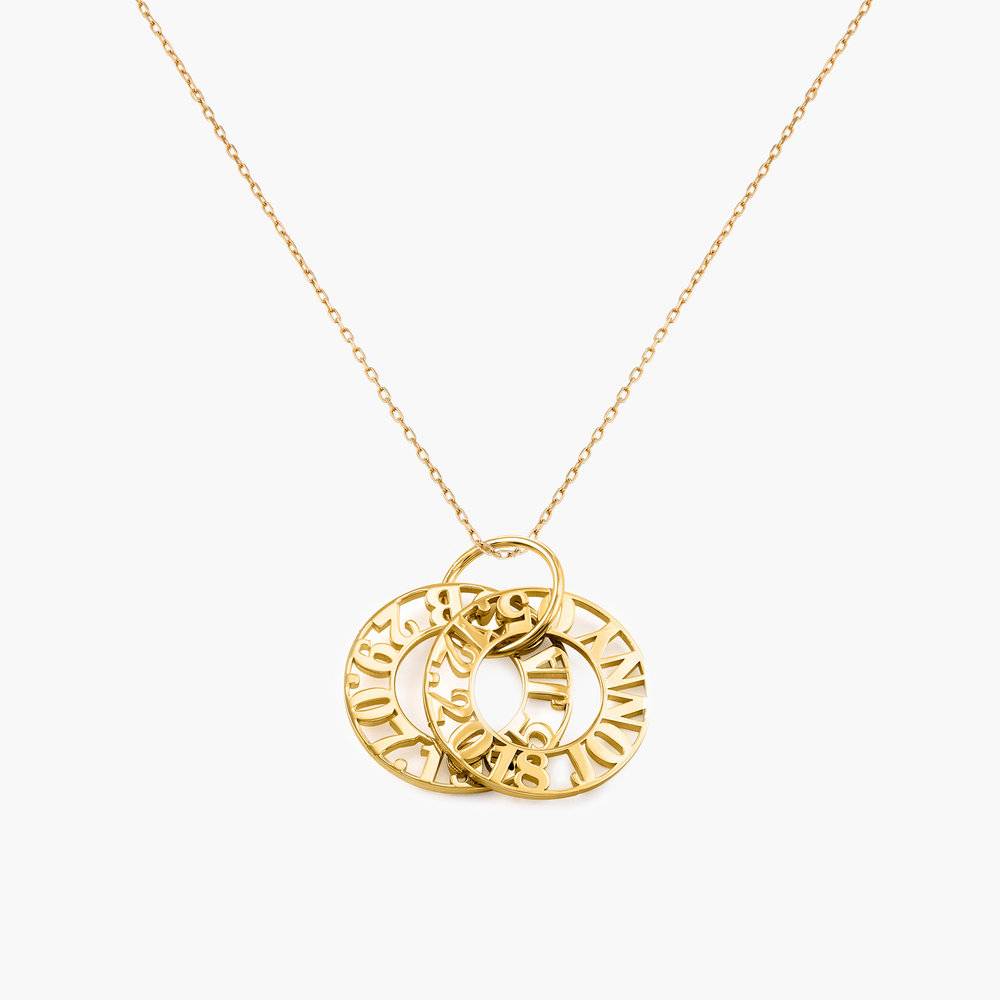 Tokens of Love Necklace - 14K Solid Gold-1 product photo