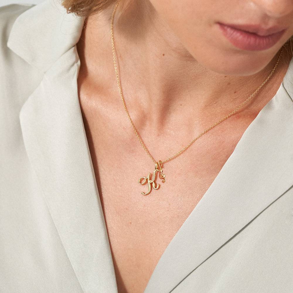 Treble Clef Charm - 14K Yellow Gold-1 product photo