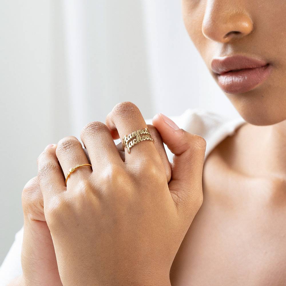 Two is Better Than One Ring - Gold-4 Two is Better Than One Ring - Gold-4 product photo
