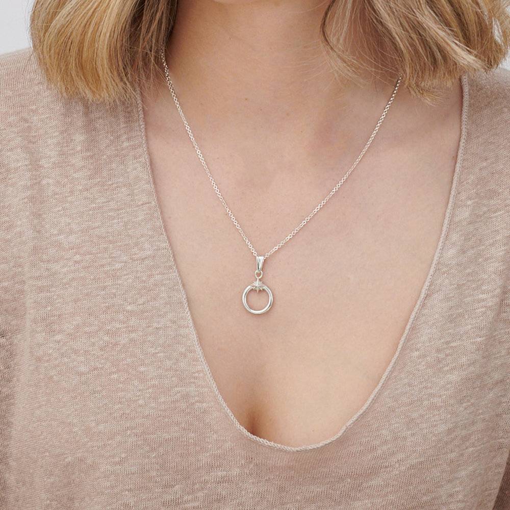 Zen North Star Necklace - Sterling Silver-2 photo du produit