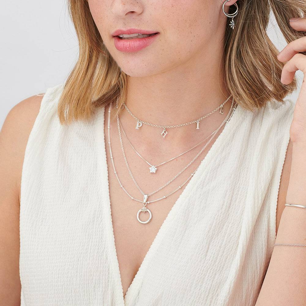 Zen North Star Necklace - Sterling Silver-1 photo du produit