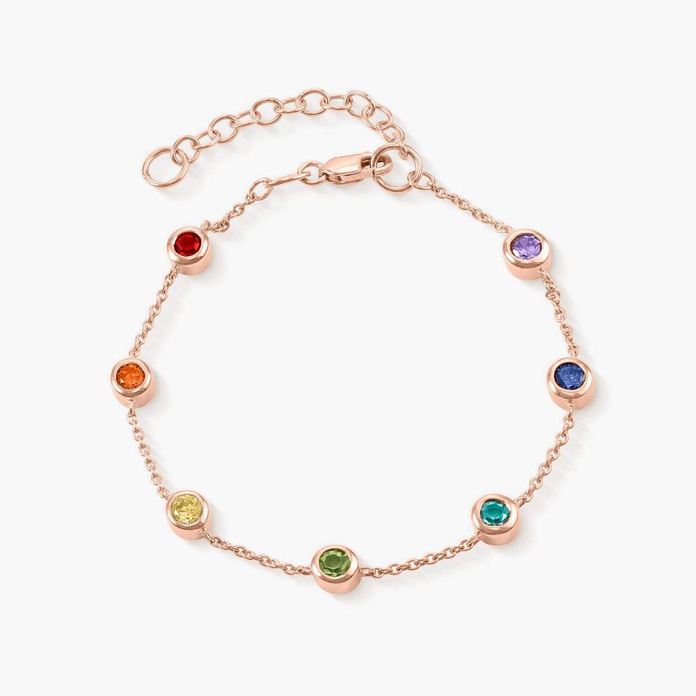 Rainbow Bracelet - Rose Gold Plated