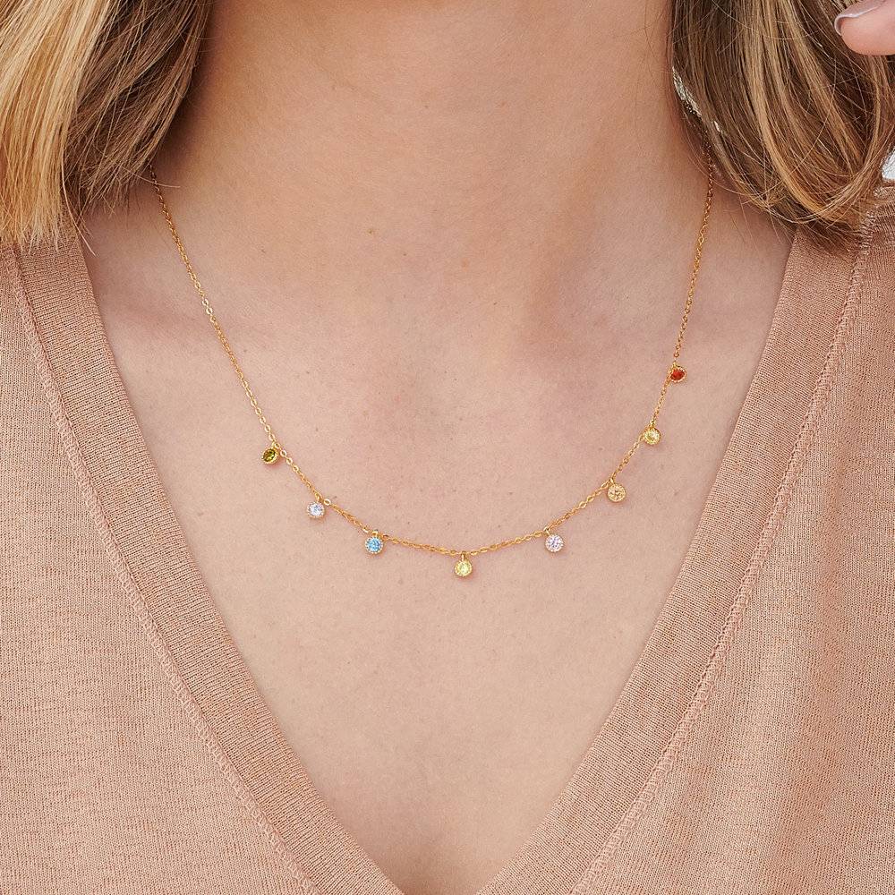 Rainbow Necklace - Gold Plated - Oak \u0026 Luna