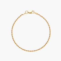 Rope Chain Bracelet - Gold Plated